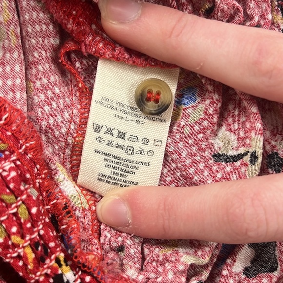 Free People XS red halter top. Worn only a couple times 5 years ago. - Picture 6 of 7